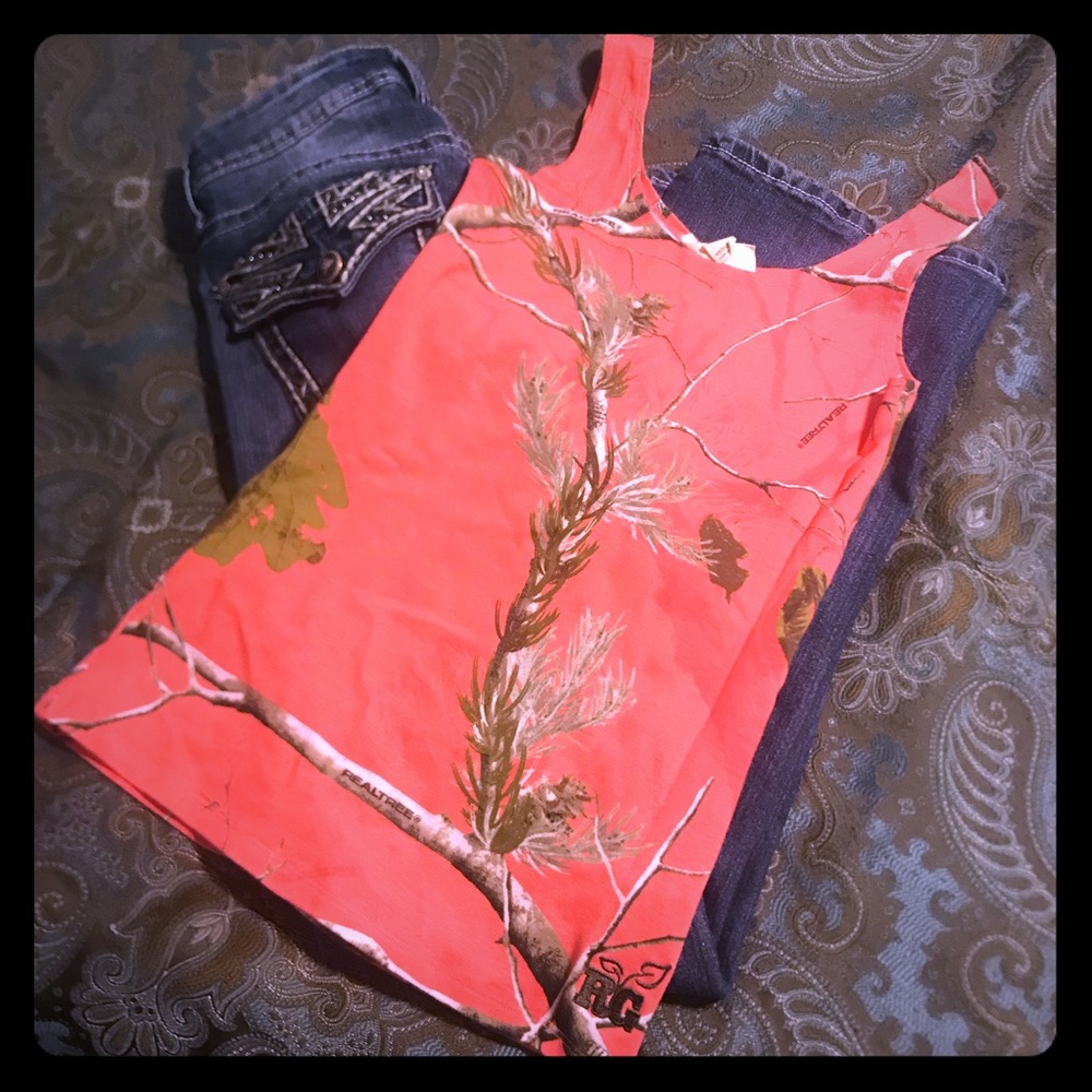 Realtree Girl Pink Camo Tank, NWOT